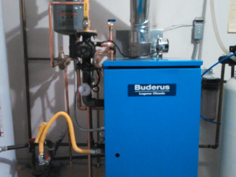 Buderus Logano boiler replacement by Rapid City Plumbing