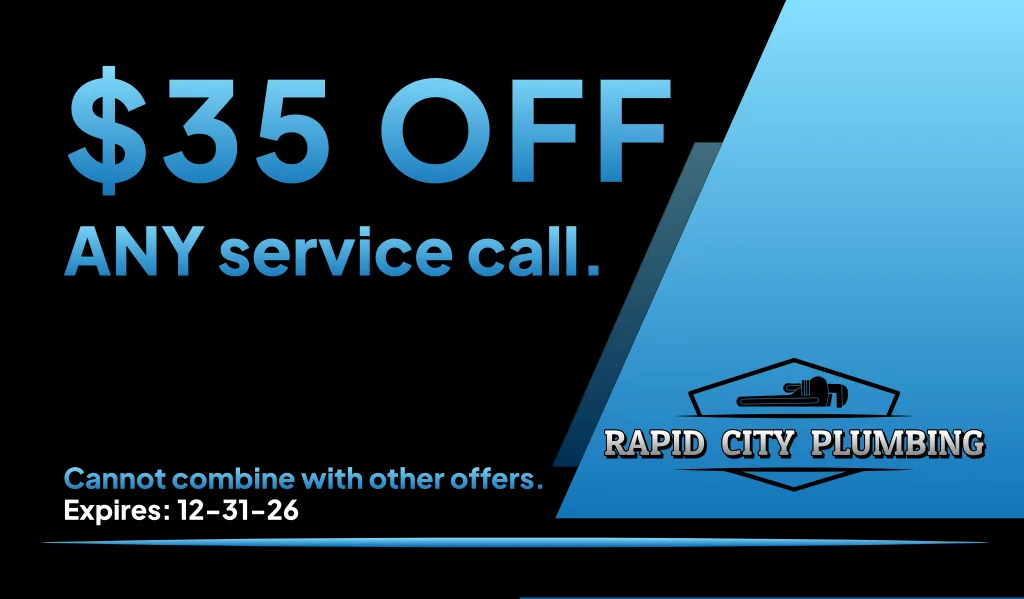 $35 Off Any Service Call — Rapid City Plumbing coupon